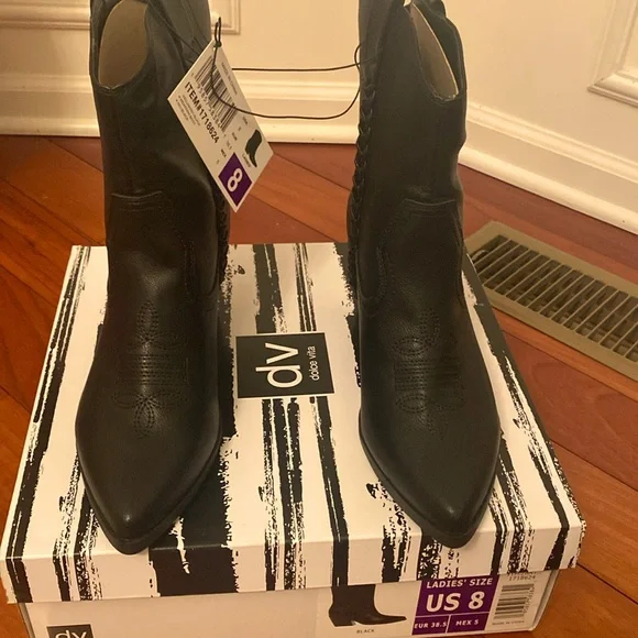 DV dolce vita Women’s Karyn Western Boot , black - Picture 5 of 7